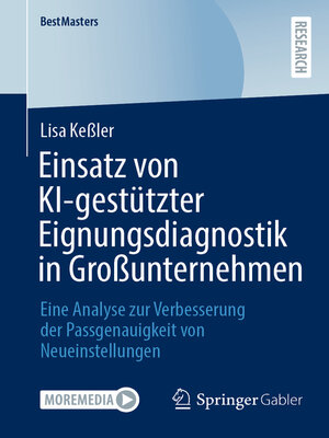 cover image of Einsatz von KI-gestützter Eignungsdiagnostik in Großunternehmen